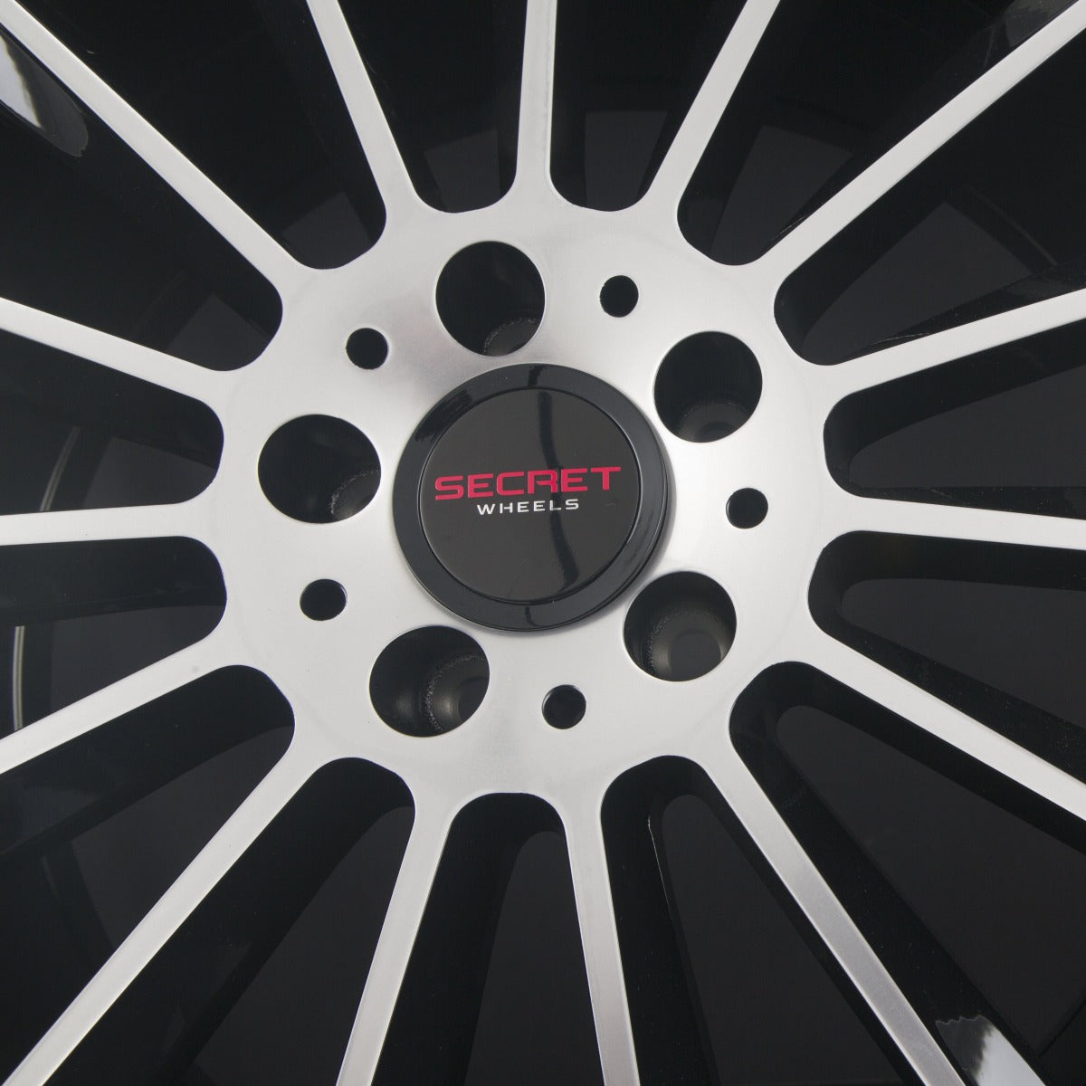 Secret Wheels SW1 Black Polished Alufelge 9x19 Zoll ET49 LK 5x112 ML66.6 – Bild 5