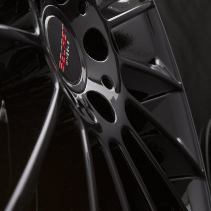 Secret Wheels SW1 Black Lip Polish Alufelge 9x21 Zoll ET25 LK 5x112 ML66.6 – Bild 3