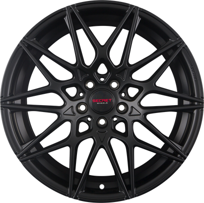 Secret Wheels SW2 Black Matt Alufelge 8x18 Zoll ET45 LK 5x112 ML66.6