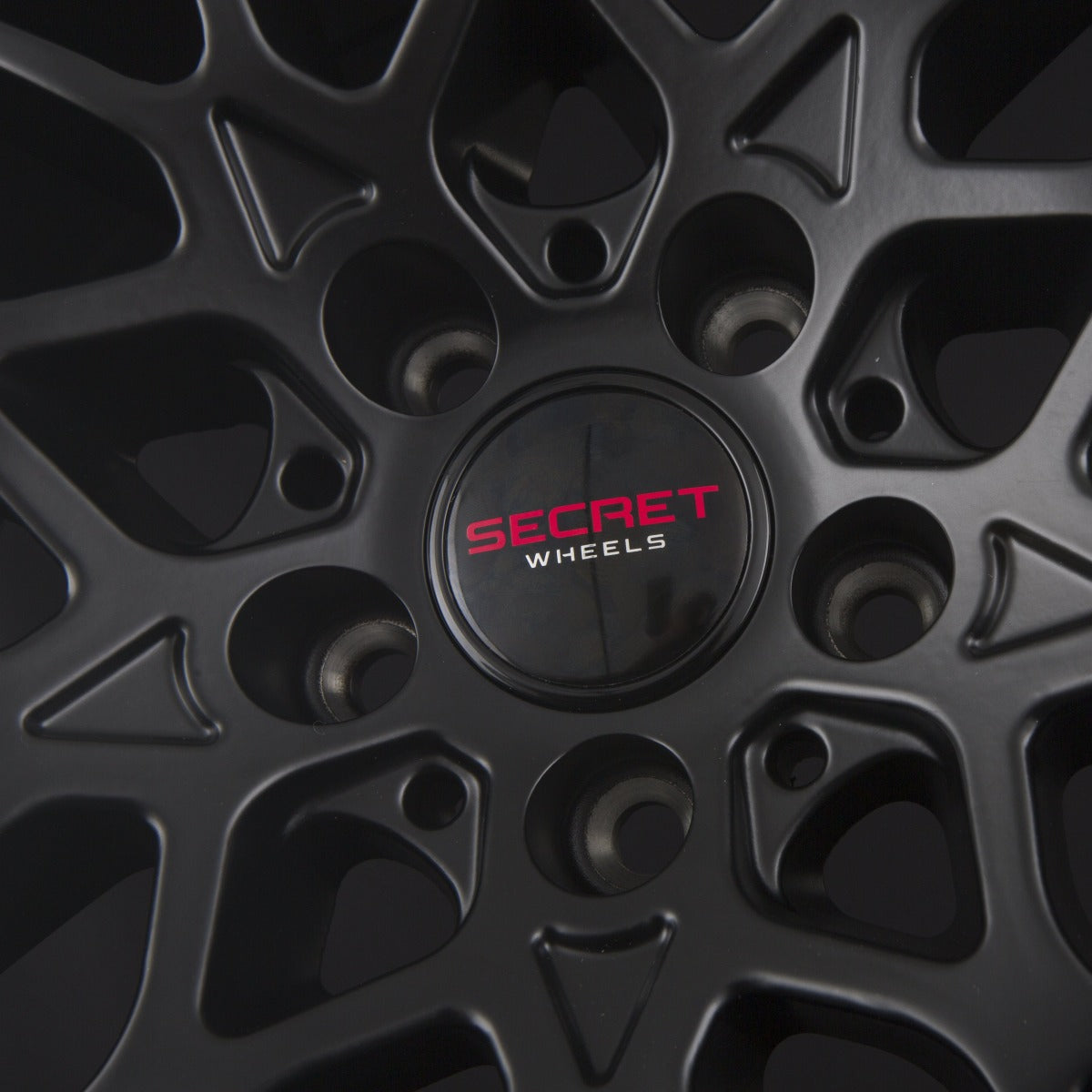 Secret Wheels SW2 Black Matt Alufelge 8x18 Zoll ET45 LK 5x112 ML66.6 – Bild 4