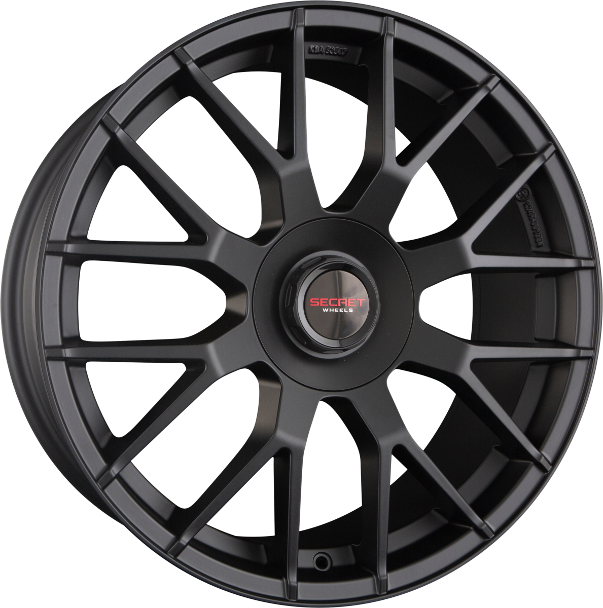 Secret Wheels SW3 Black Matt Alufelge 8x19 Zoll ET30 LK 5x112 ML66.6 – Bild 2