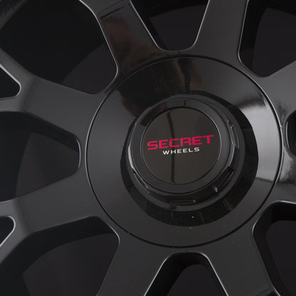 Secret Wheels SW3 Black Lip Polish Alufelge 8.5x20 Zoll ET45 LK 5x112 ML66.6 – Bild 4