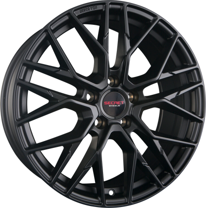 Secret Wheels SW4 Black Matt Alufelge 9x20 Zoll ET45 LK 5x108 ML63.4 – Bild 2