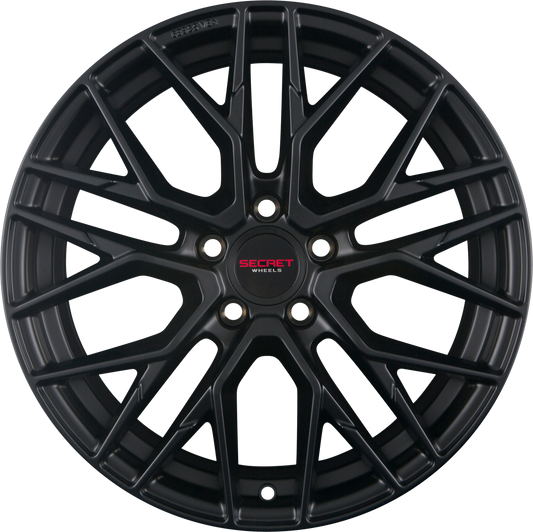 Secret Wheels SW4 Black Matt Alufelge 9x20 Zoll ET45 LK 5x112 ML66.6