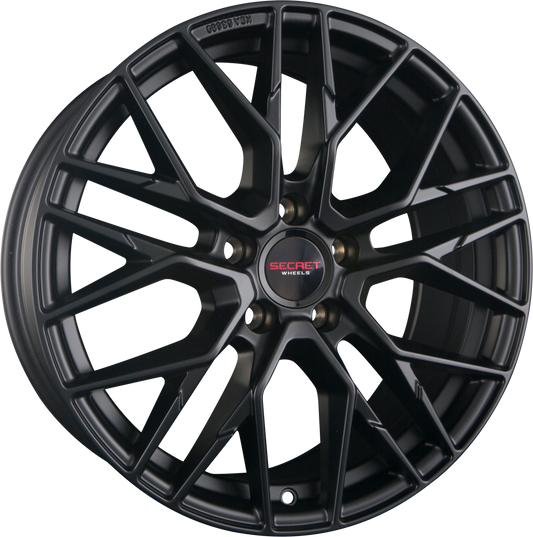 Secret Wheels SW4 Black Matt Alufelge 9x20 Zoll ET20 LK 5x112 ML66.6 – Bild 2