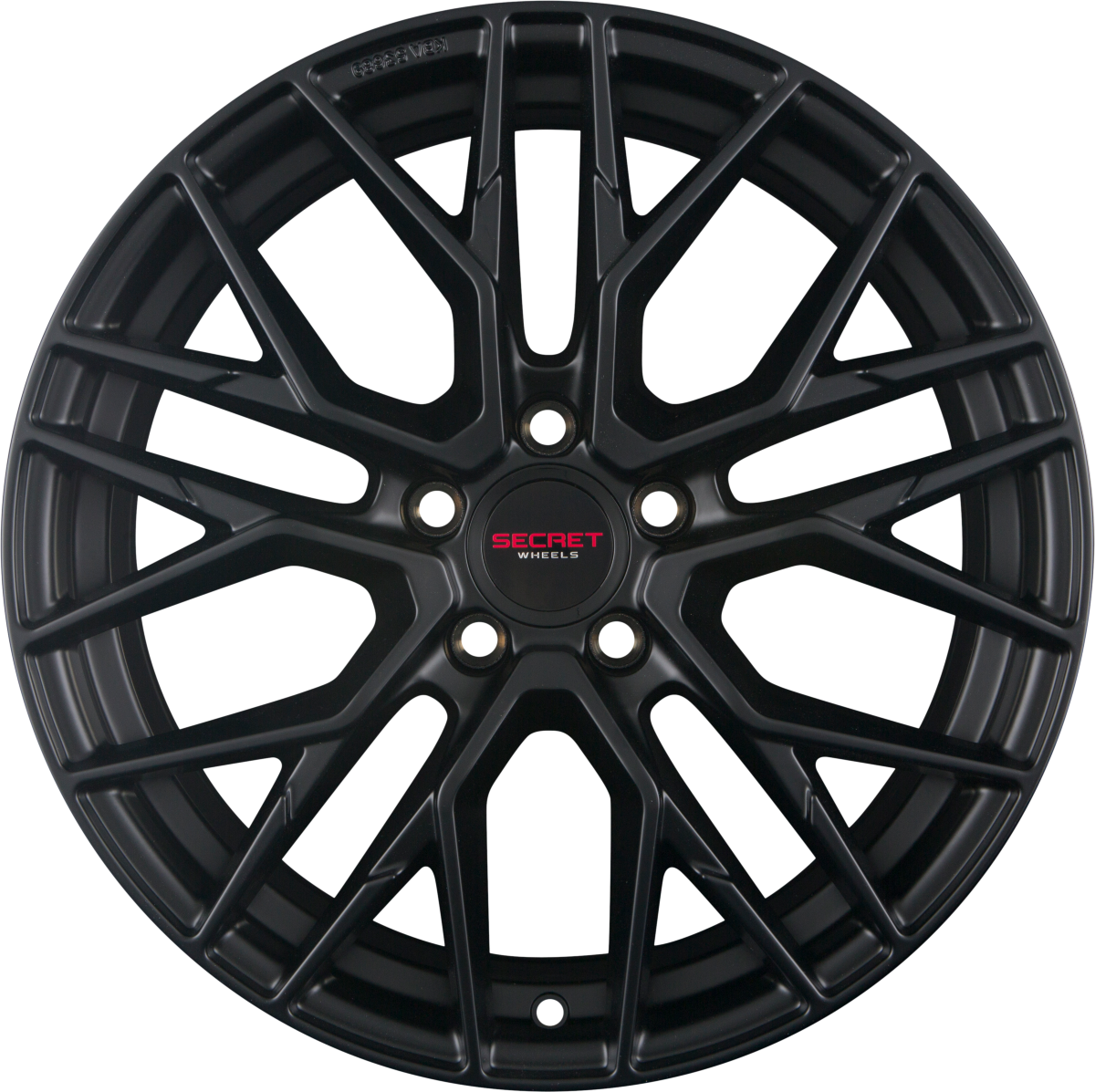 Secret Wheels SW4 Black Matt Alufelge 7.5x17 Zoll ET30 LK 5x112 ML66.6