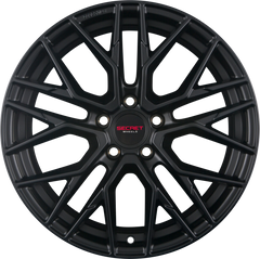 Secret Wheels SW4 Black Matt Alufelge 7.5x17 Zoll ET45 LK 5x112 ML66.6