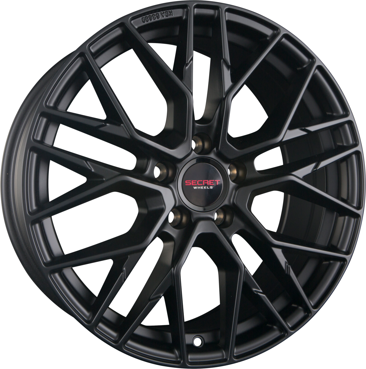 Secret Wheels SW4 Black Matt Alufelge 8.5x19 Zoll ET45 LK 5x112 ML66.6 – Bild 2
