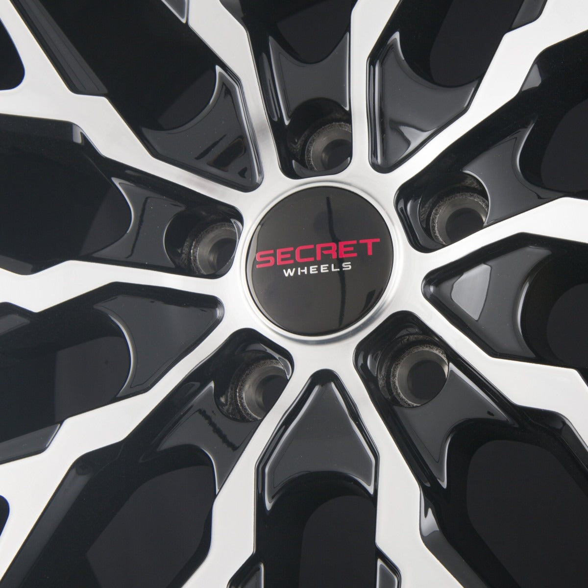 Secret Wheels SW5 Black Full Polished Alufelge 7.5x17 Zoll ET51 LK 5x100 ML63.4 – Bild 5