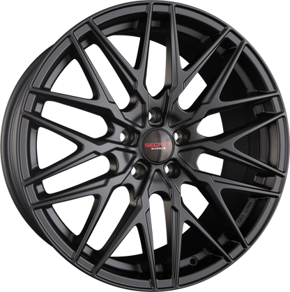 Secret Wheels SW5 Black Matt Alufelge 7.5x17 Zoll ET51 LK 5x100 ML63.4 – Bild 2