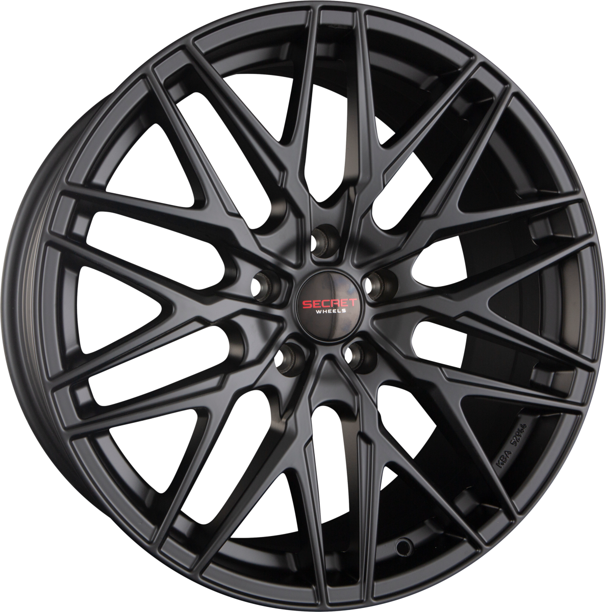 Secret Wheels SW5 Black Matt Alufelge 7.5x17 Zoll ET45 LK 5x112 ML66.6 – Bild 2