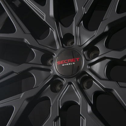 Secret Wheels SW5 Black Matt Alufelge 7.5x18 Zoll ET51 LK 5x112 ML66.6 – Bild 5