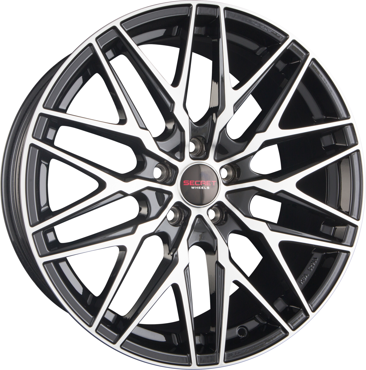 Secret Wheels SW5 Black Full Polished Alufelge 9x20 Zoll ET35 LK 5x112 ML66.6 – Bild 2