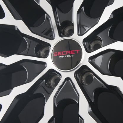 Secret Wheels SW5 Black Full Polished Alufelge 9x20 Zoll ET45 LK 5x112 ML66.6 – Bild 5