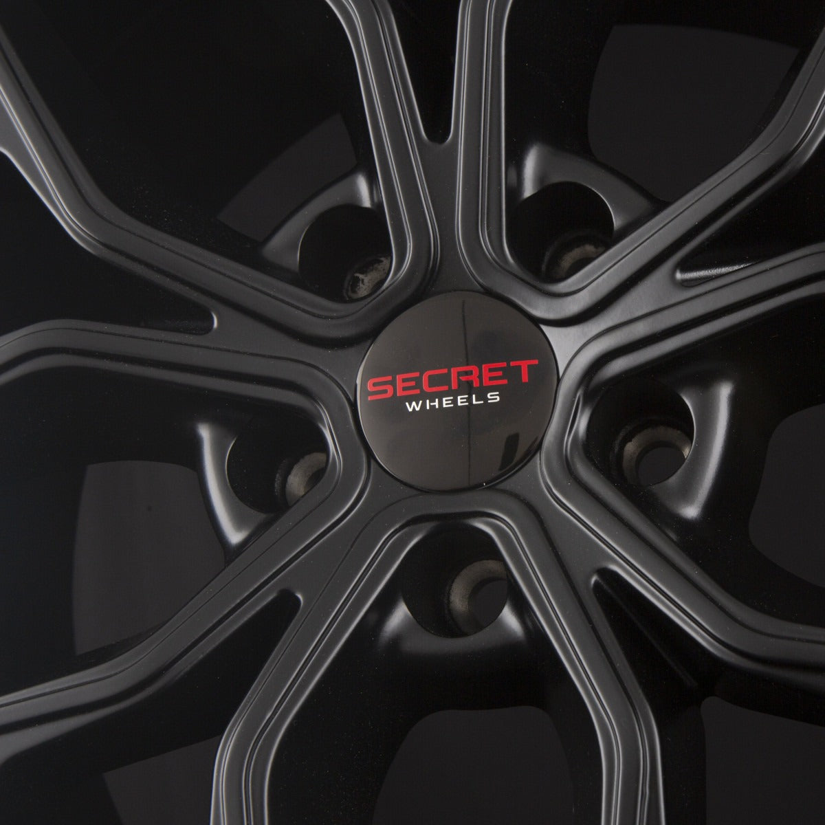 Secret Wheels SW6 Black Matt Alufelge 9x20 Zoll ET40 LK 5x108 ML72.6 – Bild 4