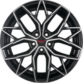 Secret Wheels SW6 Black Full Polished Alufelge 9x20 Zoll ET45 LK 5x112 ML66.6