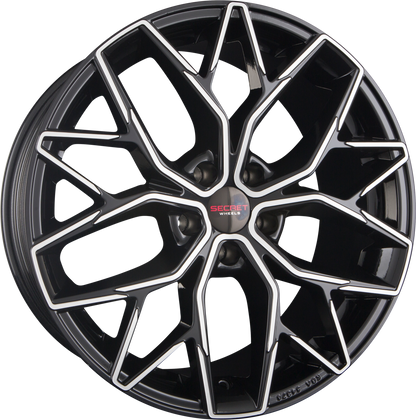 Secret Wheels SW6 Black Full Polished Alufelge 9x20 Zoll ET40 LK 5x114.3 ML72.6 – Bild 2