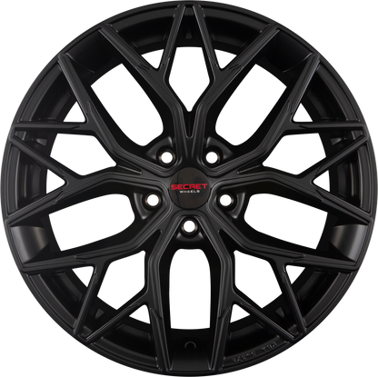 Secret Wheels SW6 Black Matt Alufelge 9x20 Zoll ET40 LK 5x114.3 ML72.6