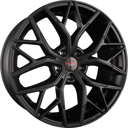 Secret Wheels SW6 Black Matt Alufelge 9x20 Zoll ET40 LK 5x114.3 ML72.6 – Bild 2
