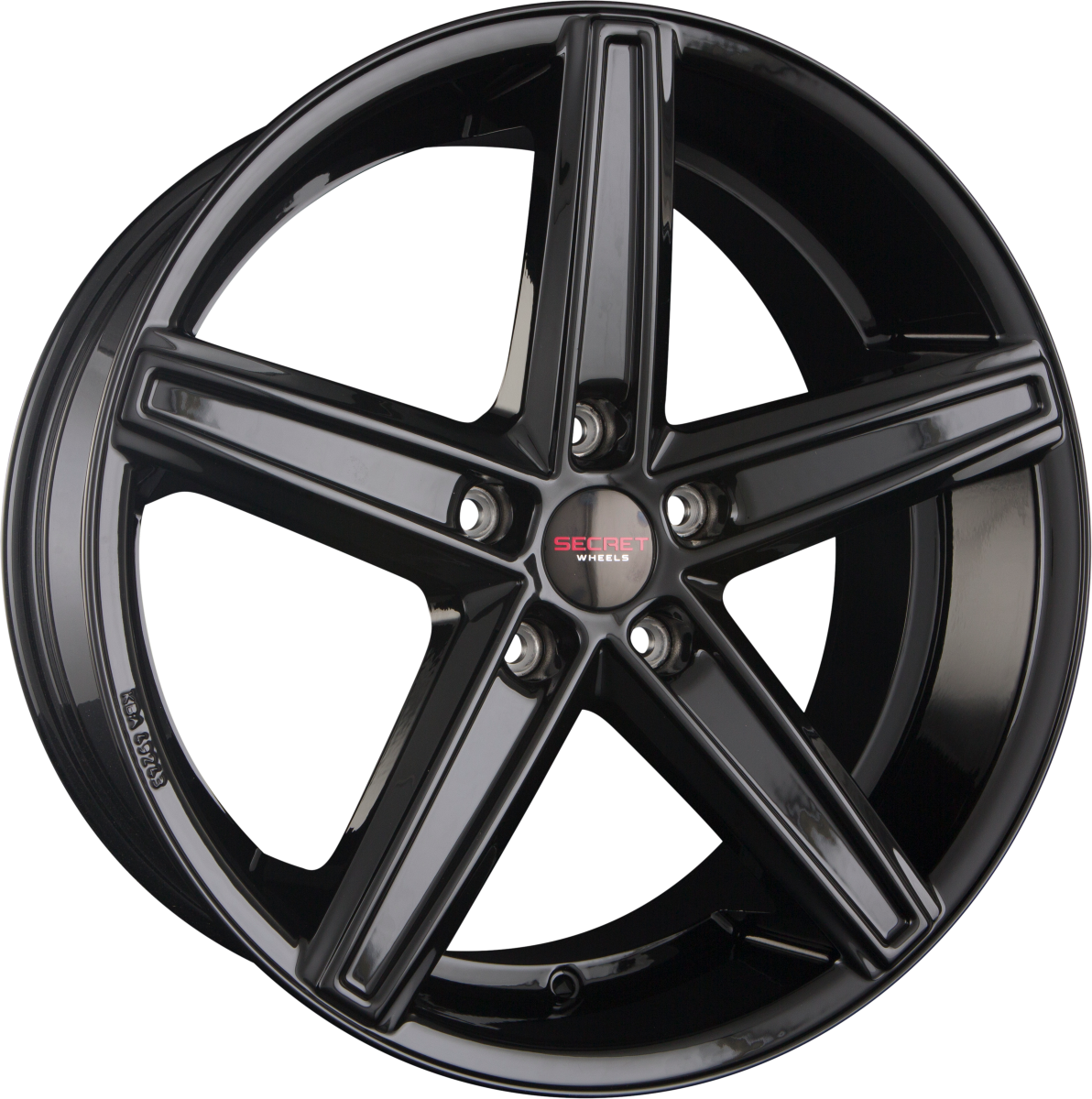 Secret Wheels SW7 Black Alufelge 9x20 Zoll ET28 LK 5x112 ML66.6 – Bild 2
