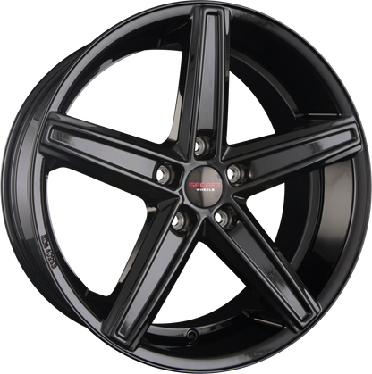 Secret Wheels SW7 Black Alufelge 9x20 Zoll ET28 LK 5x112 ML66.6 – Bild 2