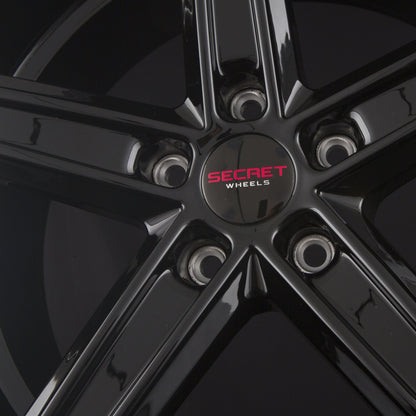 Secret Wheels SW7 Black Alufelge 9x20 Zoll ET28 LK 5x112 ML66.6 – Bild 4