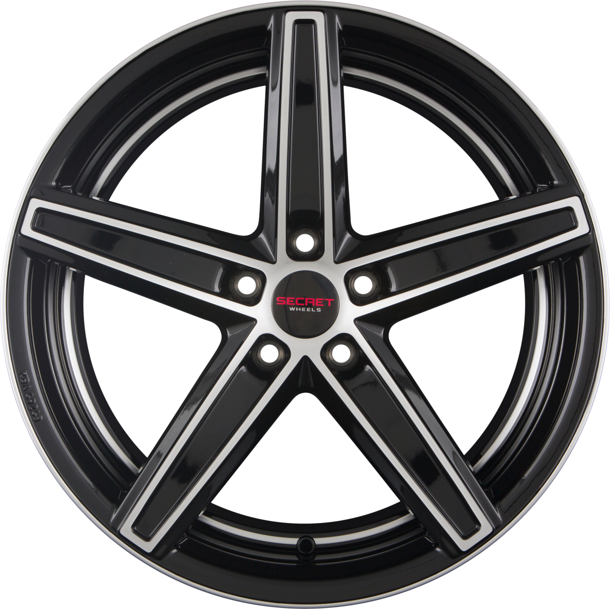 Secret Wheels SW7 Black Polished Alufelge 9x20 Zoll ET35 LK 5x112 ML66.6