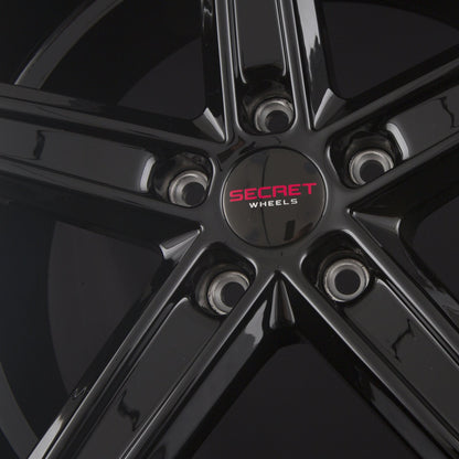 Secret Wheels SW7 Black Alufelge 9x20 Zoll ET45 LK 5x112 ML66.6 – Bild 4