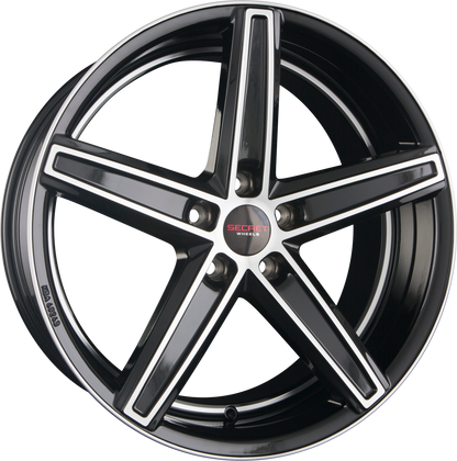 Secret Wheels SW7 Black Polished Alufelge 9x20 Zoll ET32 LK 5x120 ML76.9 – Bild 2