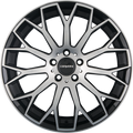 Carmani CA22 Franz Black Polished (BP) Alufelge 8x19 Zoll ET38 LK 5x112 ML66.6