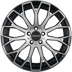 Carmani CA22 Franz Black Polished (BP) Alufelge 8x19 Zoll ET38 LK 5x112 ML66.6