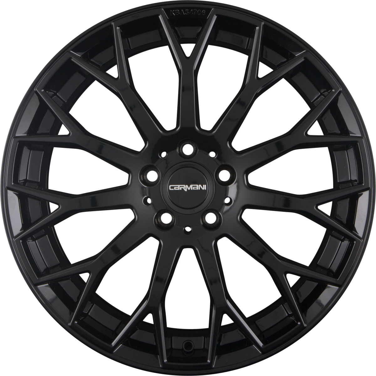 Carmani CA22 Franz Black (B) Alufelge 8x19 Zoll ET38 LK 5x112 ML66.6