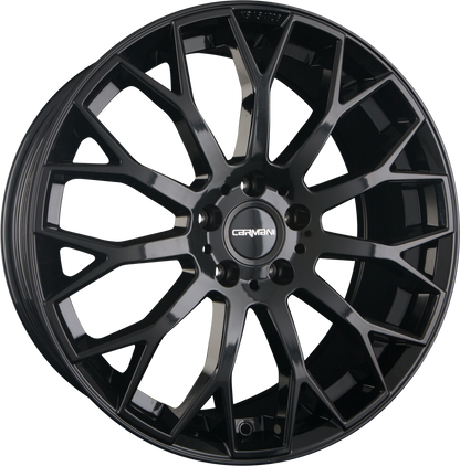 Carmani CA22 Franz Black (B) Alufelge 8x19 Zoll ET38 LK 5x112 ML66.6 – Bild 2