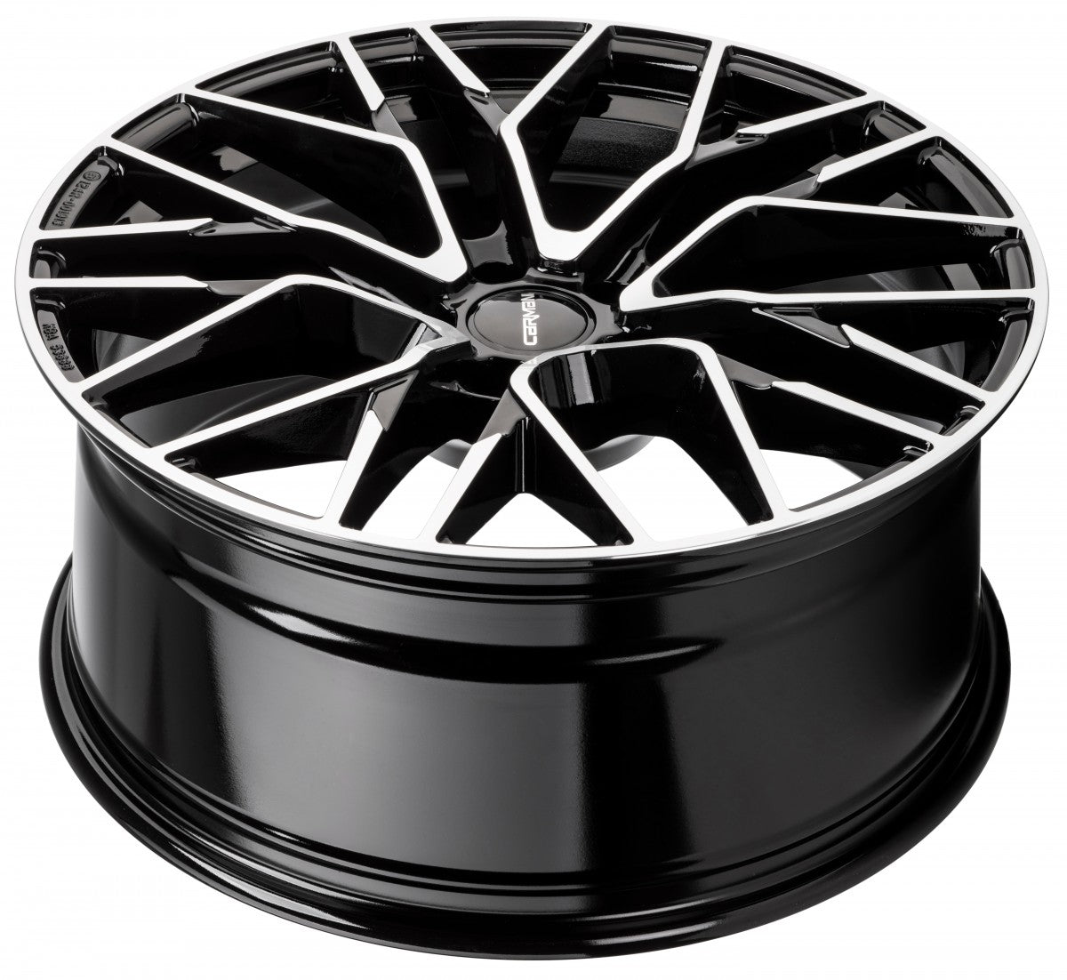Carmani 20 Ludwig black polish 6.5x16 ET45 - LK5/114.3 ML72.6