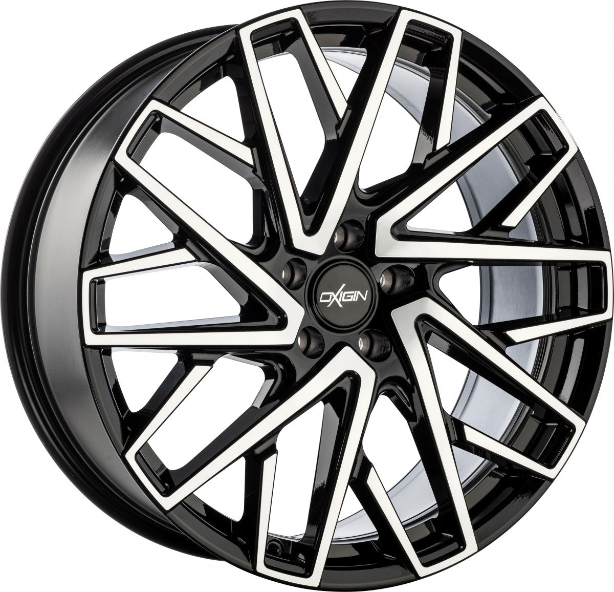 Oxigin 28 Oxmove black full polish Alufelge 8.5x19 Zoll ET30 LK 5x112 ML66.6