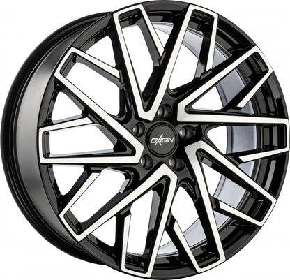 Oxigin 28 Oxmove black full polish Alufelge 8.5x19 Zoll ET45 LK 5x112 ML66.6