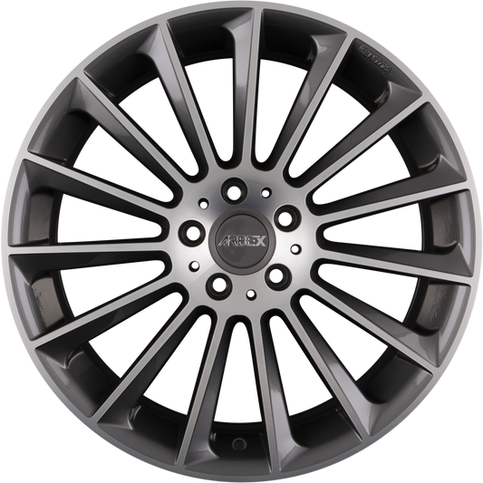 Arbex 6 Titan Polish Alufelge 8x18 Zoll ET35 LK 5x120 ML72.6
