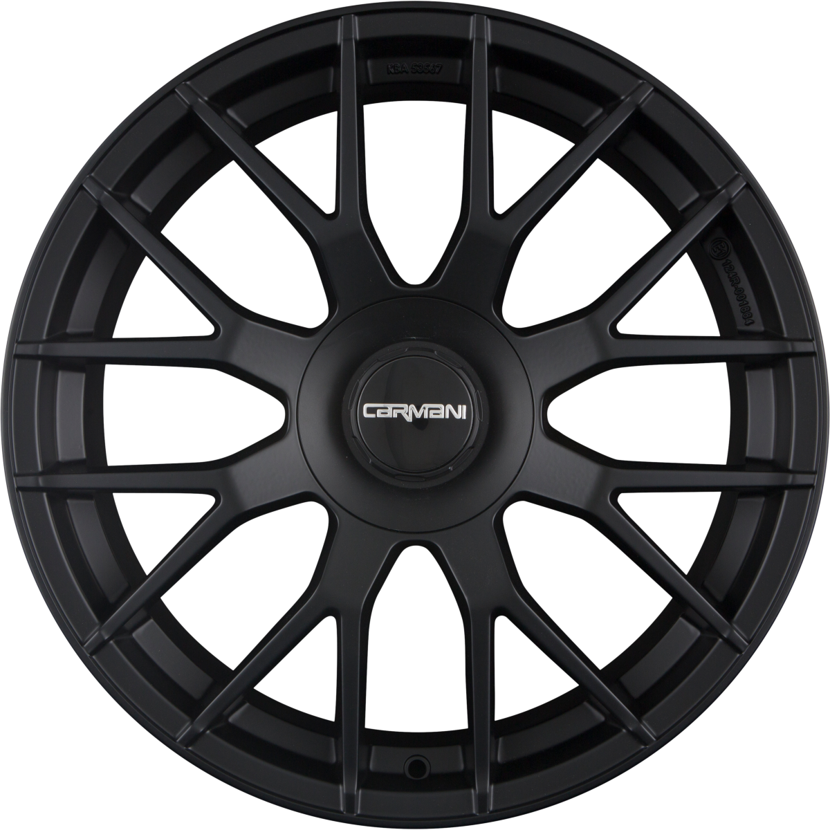 Carmani CA19 Hugo Black Matt Alufelge 8.5x20 Zoll ET45 LK 5x114.3 ML72.6