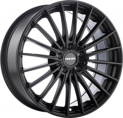 Carmani 24 Karl black matt 8x18 ET34 - LK5/120 ML72.6