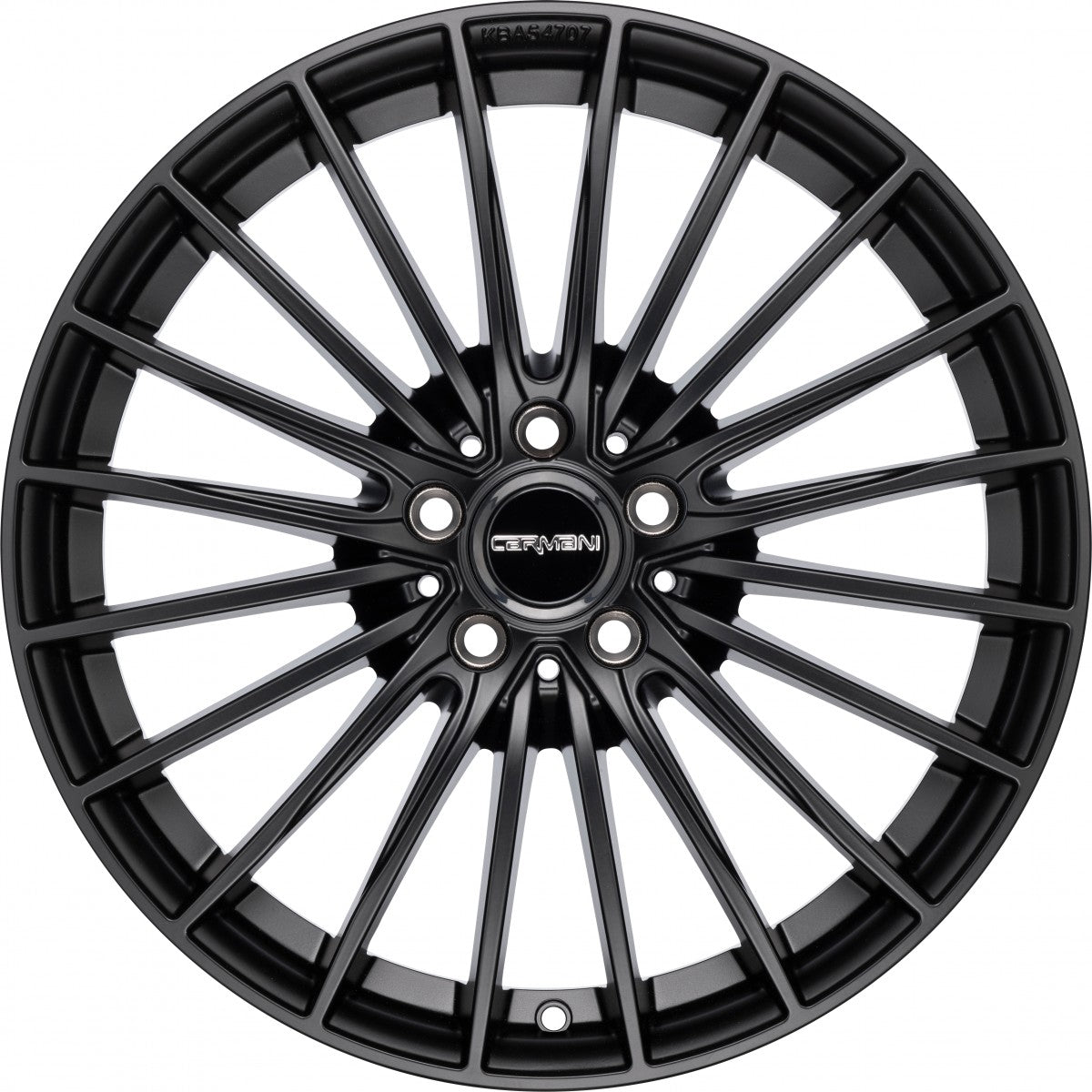 Carmani 24 Karl black matt 8x18 ET34 - LK5/120 ML72.6