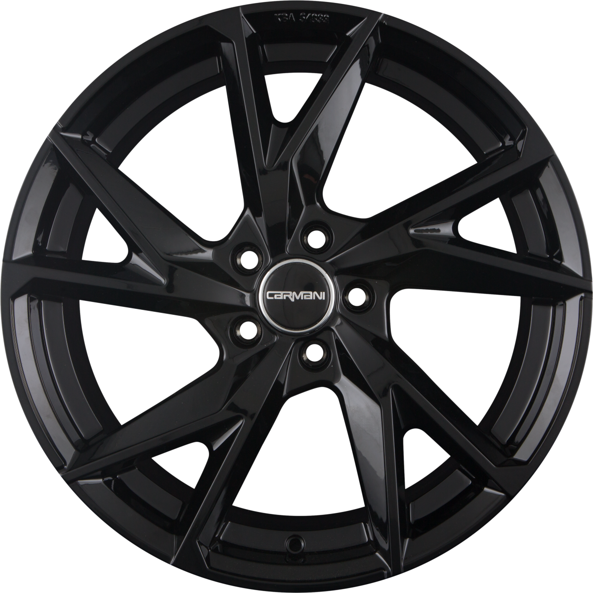Carmani 23 Rudi black Alufelge 8x18 Zoll ET45 LK 5x114.3 ML72.6 – Bild 3