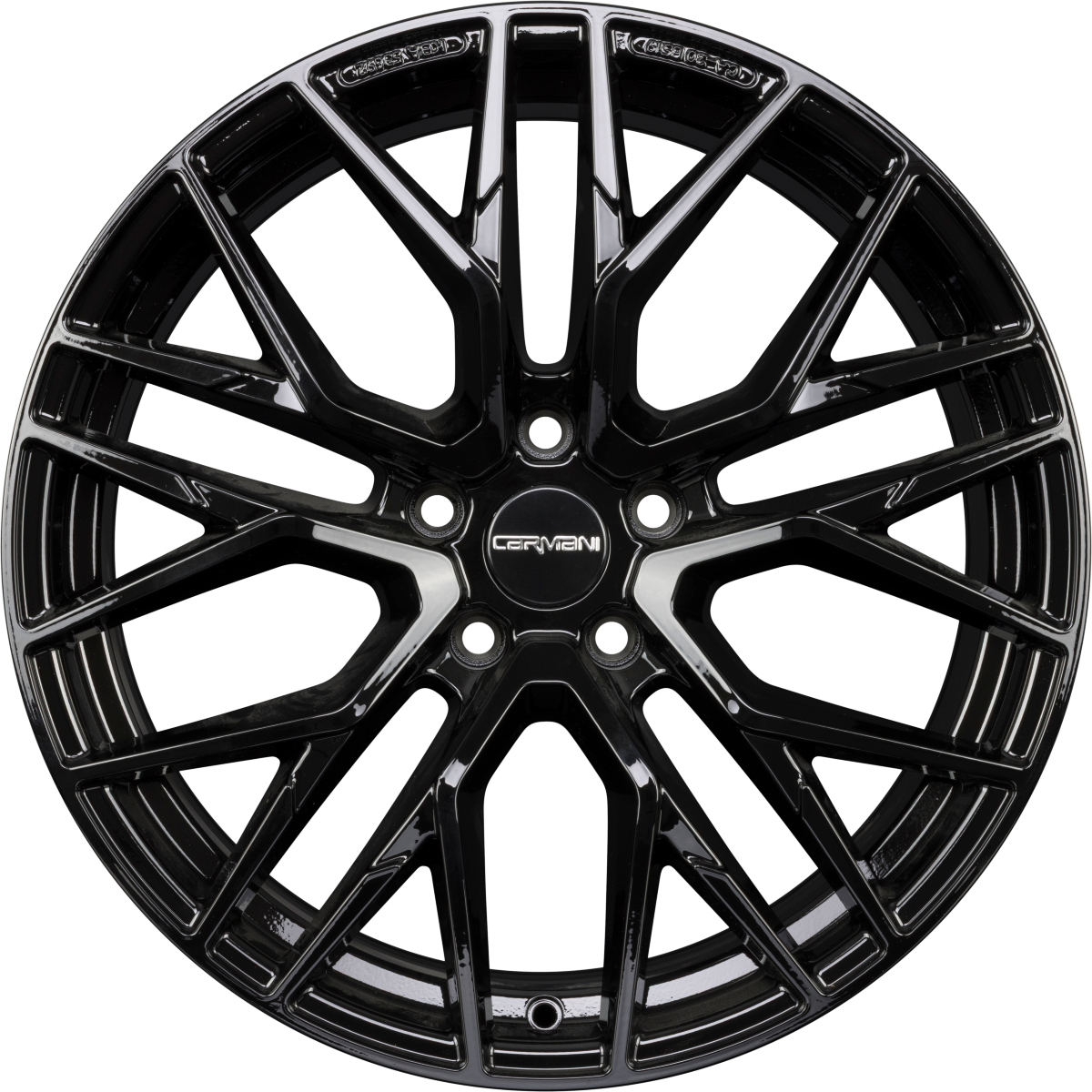 Carmani CA20 Ludwig Black (B) Alufelge 9x21 Zoll ET45 LK 5x130 ML71.6 – Bild 3