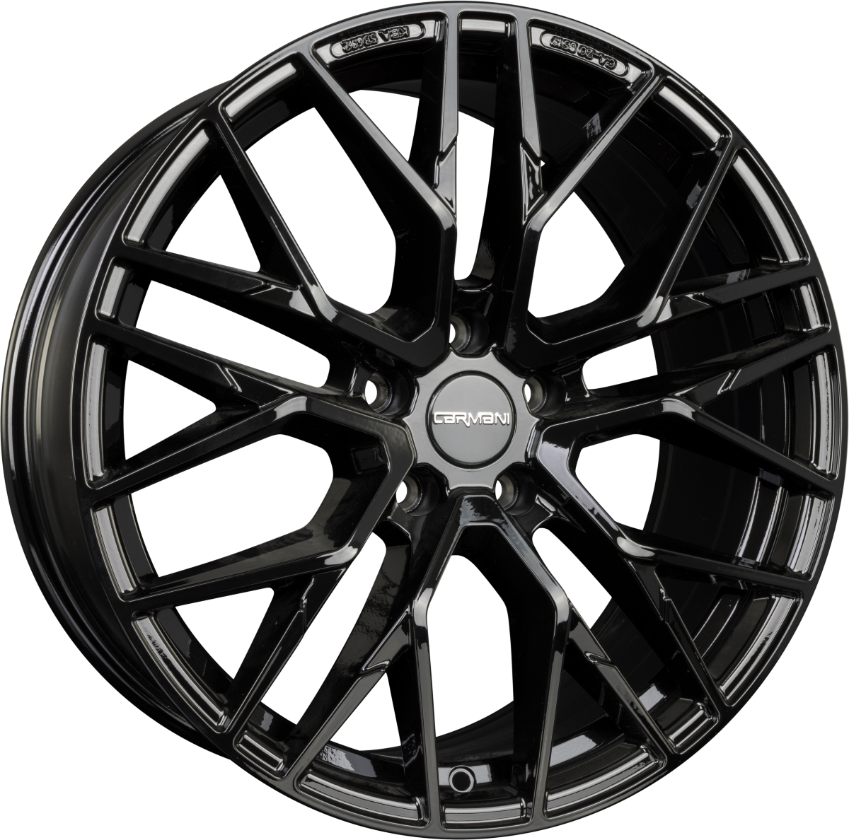 Carmani CA20 Ludwig Black (B) Alufelge 9x21 Zoll ET45 LK 5x130 ML71.6 – Bild 4