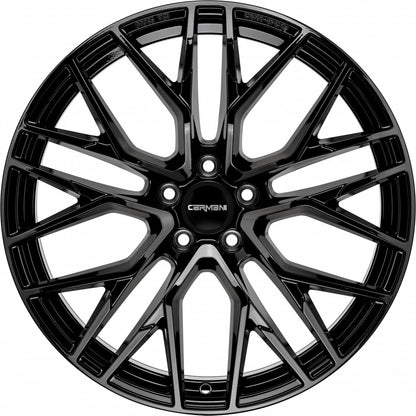 Carmani 20 Ludwig black Alufelge 7.5x17 Zoll ET35 LK 5x100 ML63.4 – Bild 2