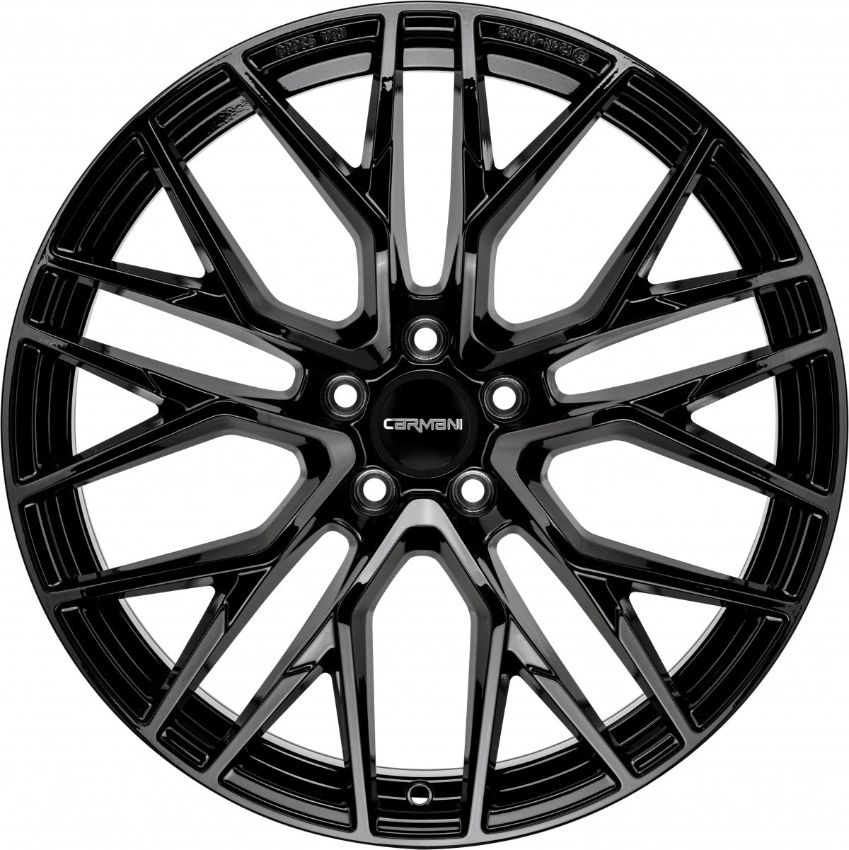 Carmani 20 Ludwig black 9.5x19 ET35 - LK5/112 ML66.6