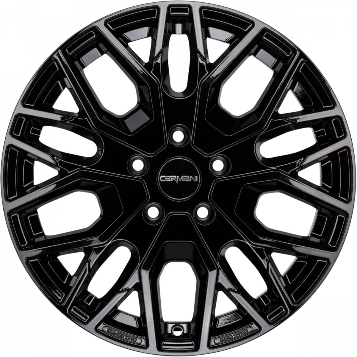 Carmani 20 Ludwig HL black 7.5x18 ET53 - LK5/118 ML71.1