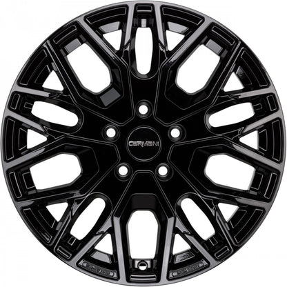 Carmani 20 Ludwig HL black 7.5x18 ET53 - LK5/118 ML71.1