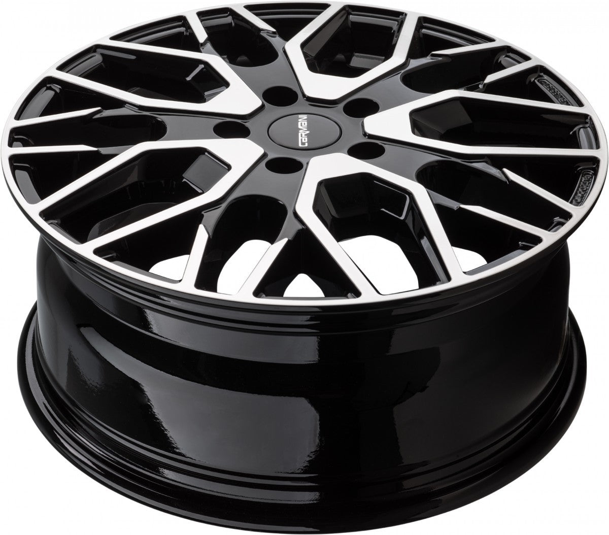 Carmani 20 Ludwig HL black polish 7.5x18 ET50 - LK5/160 ML65.1