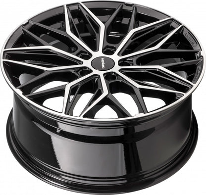 Carmani 26 Max black polish 7x17 ET46 - LK5/100 ML63.4