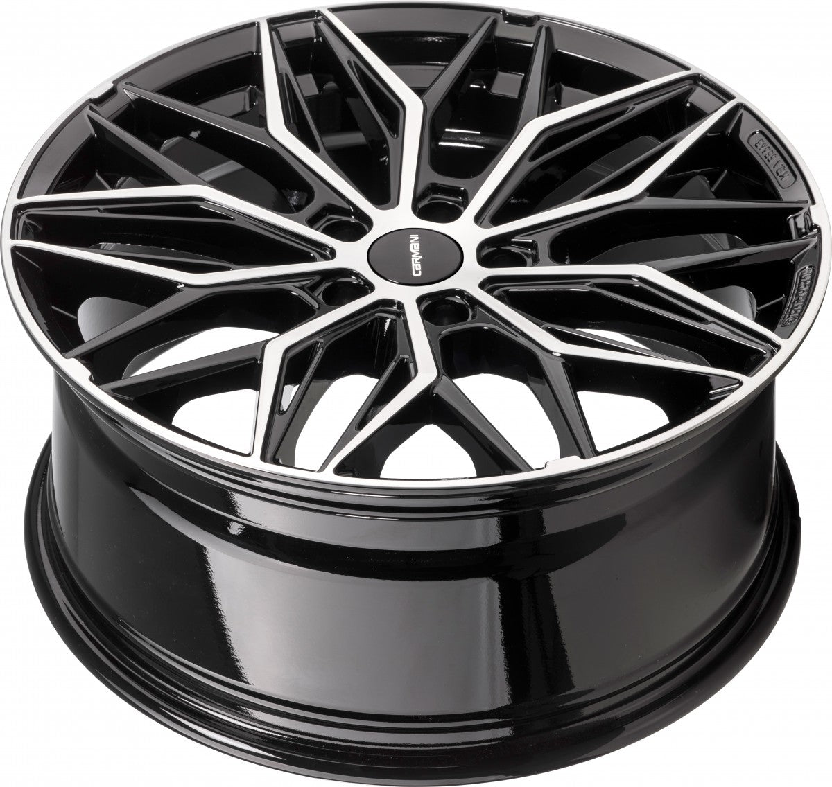 Carmani 26 Max black polish 7x17 ET45 - LK5/112 ML57.1